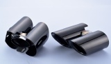 2013-16 Panamera S 970  exhaust tip,muffler tip,tail tip + Black Steel