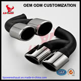 304 Stainless Steel Pipe Performance Exhaust Tips, Exhaust Tail Pipe, Exhaust Muffler for 10-14 Cayenne 958 V6 or V8 Round Mirror Polished or Chroming Black