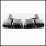 High Performance 304 Stailness Steel Exhaust Tips, Exhaust Tail Pipe, Exhaust Muffler, Exhaust for 2011-14 Year Mercedes Benz W212 E63 Cl63 Black