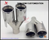 High Quality Performance 304 Stainless Steel Pipes Exhaust Tip, Exhaust Tail Pipe, Muffler, Exhaust Muffler for 1993-17 BMW 1/2/4/5/6/7 Series X1/X3/X4/X5/X6 M