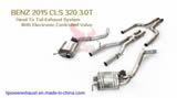 High Quality Performance Auto Exhaust System, Catback Exhaust System, Exhaust Muffler Pipes, Exhaust Pipes, Exhaust for 2015 Year Benz Cls 320 3.0t