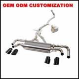 High Quality Performance Catback Exhaust System, Exhaust Muffler for Prsoche Cayenne