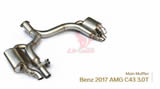 Performance Auto Exhaust System, Engine Parts Catback Exhaust System, Exhaust Pipes Exhaust Muffler, Exhaust for Benz 2017 Amg C43 3.0t